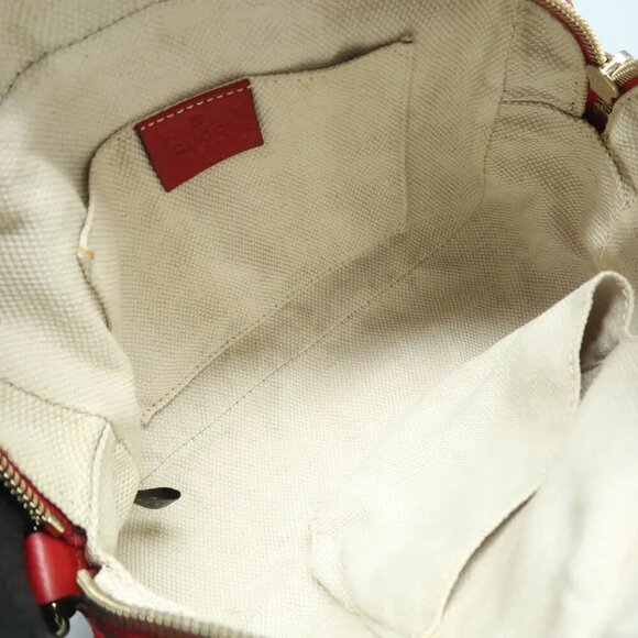 GUCCI Soho Red Leather Shoulder Bag 714-010525 - Picture 10 of 12